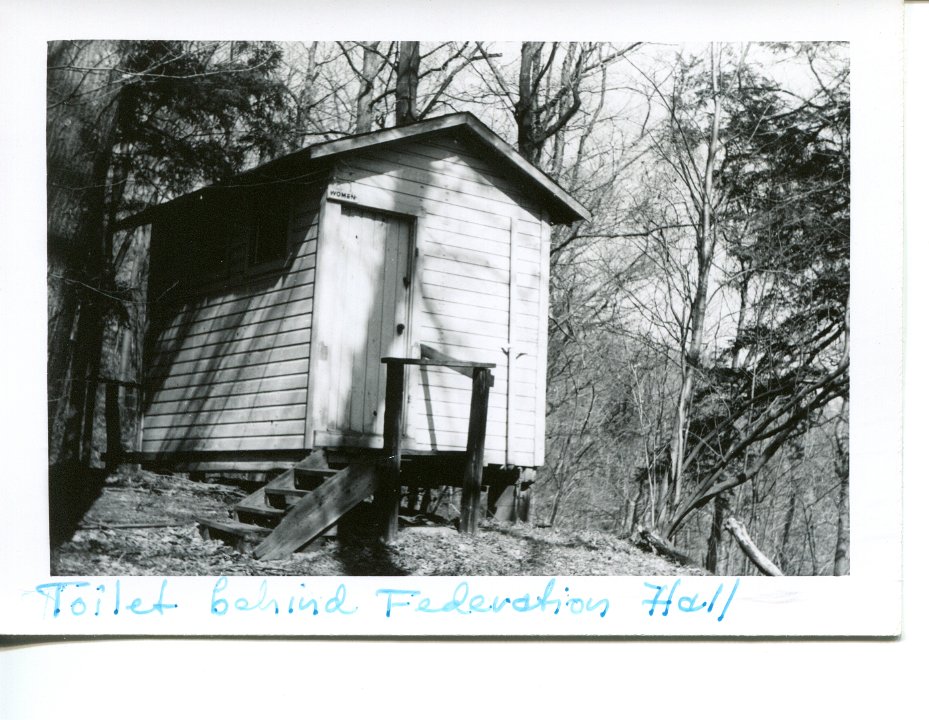 Federation Hall Toilet 1955 -1